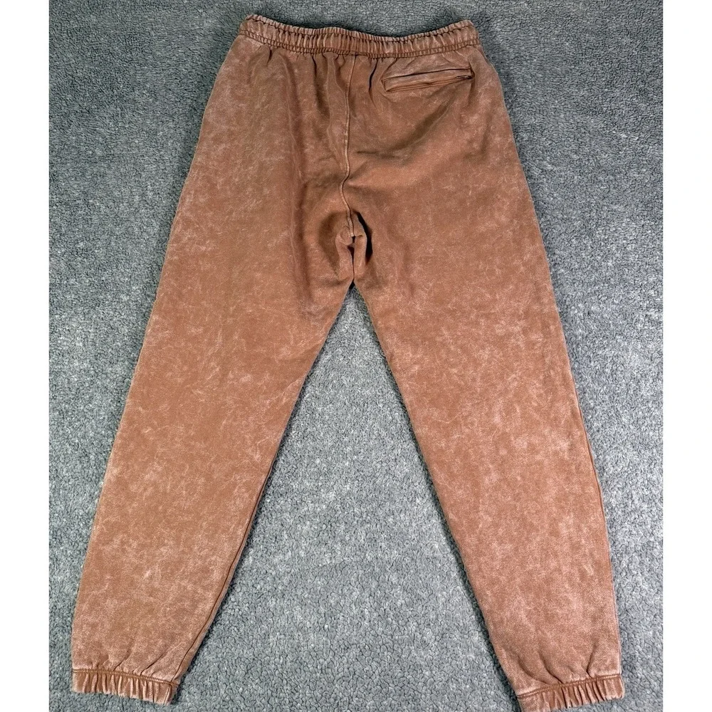 Air Jordan Men's Size Large Statement Fleece Washed Brown Sweatpants DR3089-215